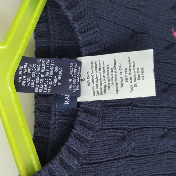 Girls sweater size 6 - Picture 4 of 6